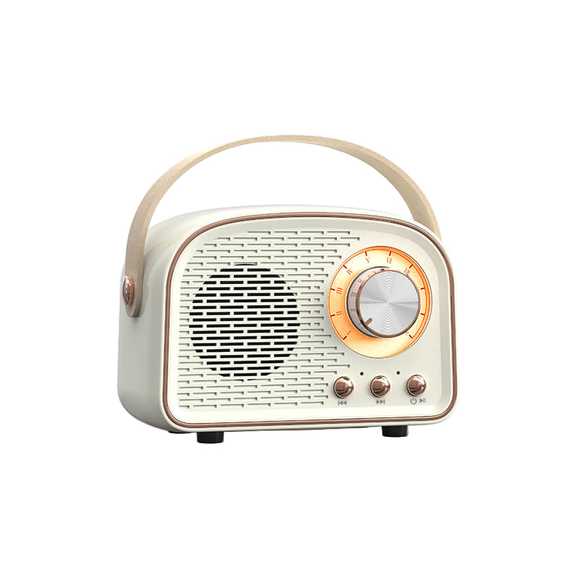 Retro Bluetooth Høyttaler med Vintage Design