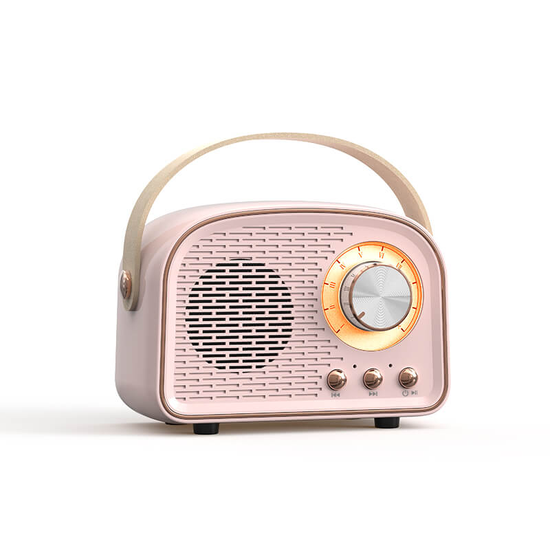 Retro Bluetooth Høyttaler med Vintage Design