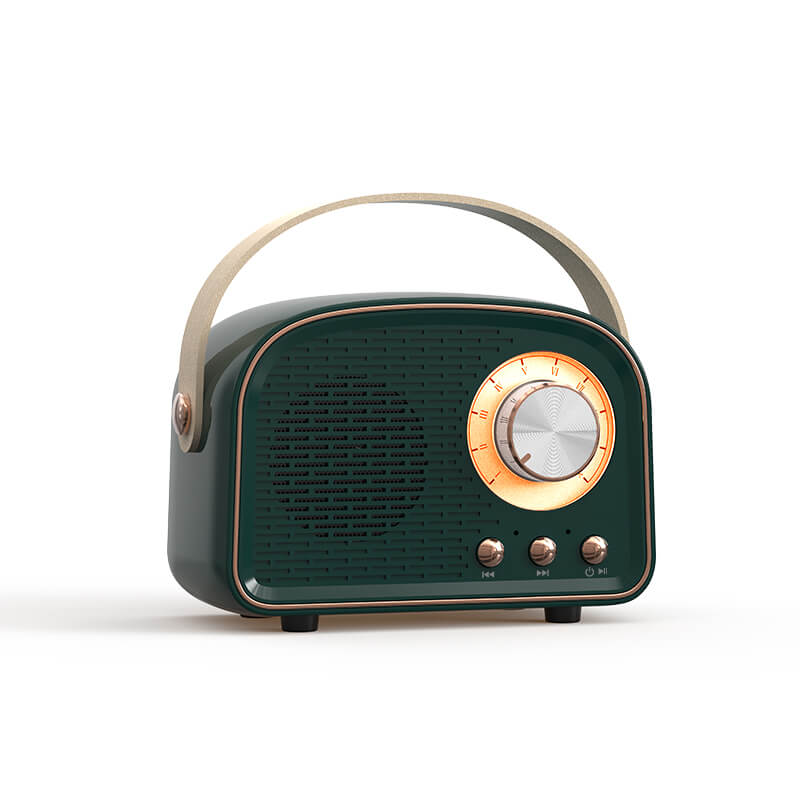Retro Bluetooth Høyttaler med Vintage Design