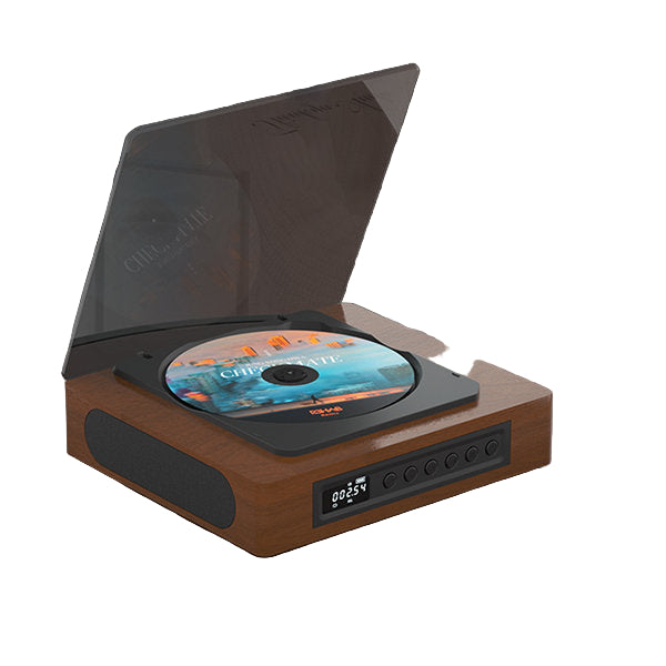 Retro CD-spiller med Bluetooth og FM-radio