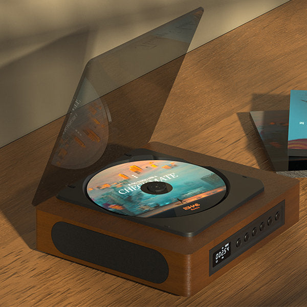 Retro CD-spiller med Bluetooth og FM-radio