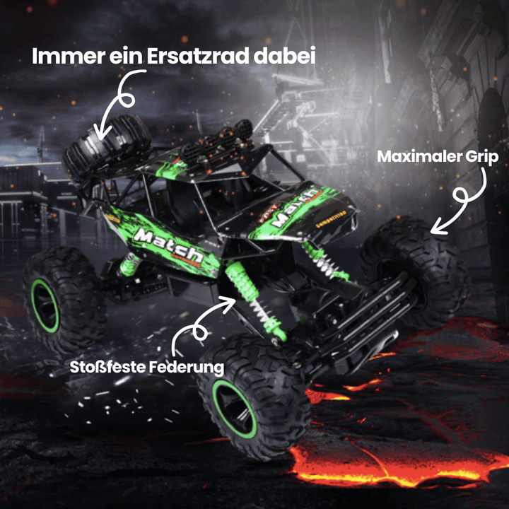 Robust RC Monstertruck 4x4 for Spennende Terrengkjøring