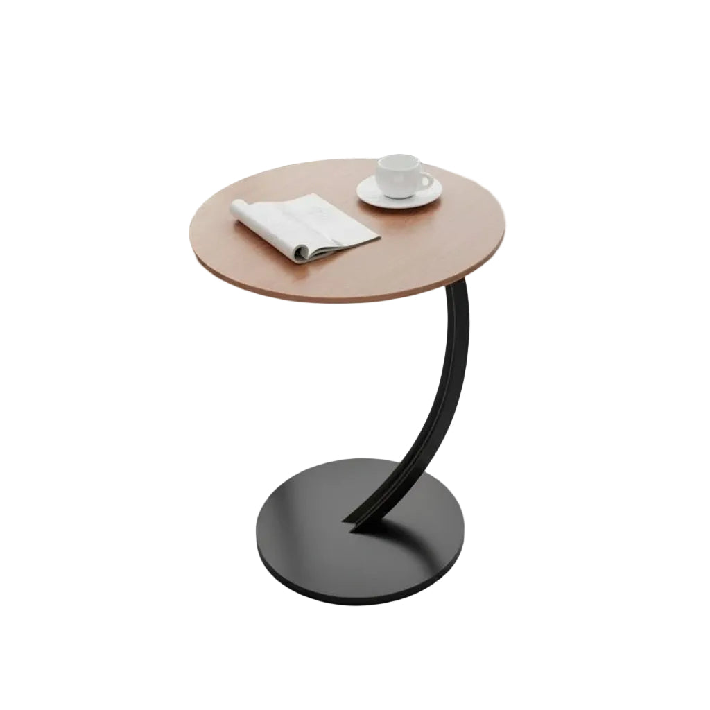 Rundt Sidebord – Moderne Design for Små Rom og Fleksibel Bruk
