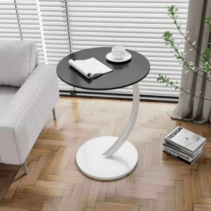 Rundt Sidebord – Moderne Design for Små Rom og Fleksibel Bruk
