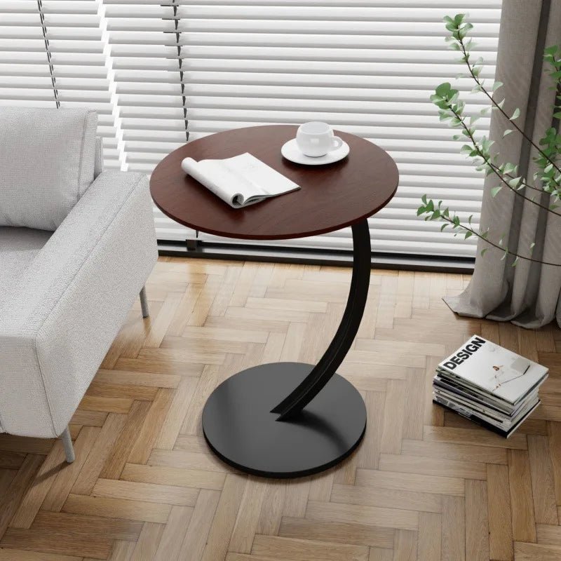 Rundt Sidebord – Moderne Design for Små Rom og Fleksibel Bruk