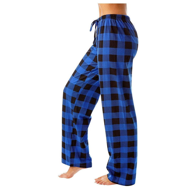 Rutete pyjamasbukser for kvinner – Varm og stilig komfort