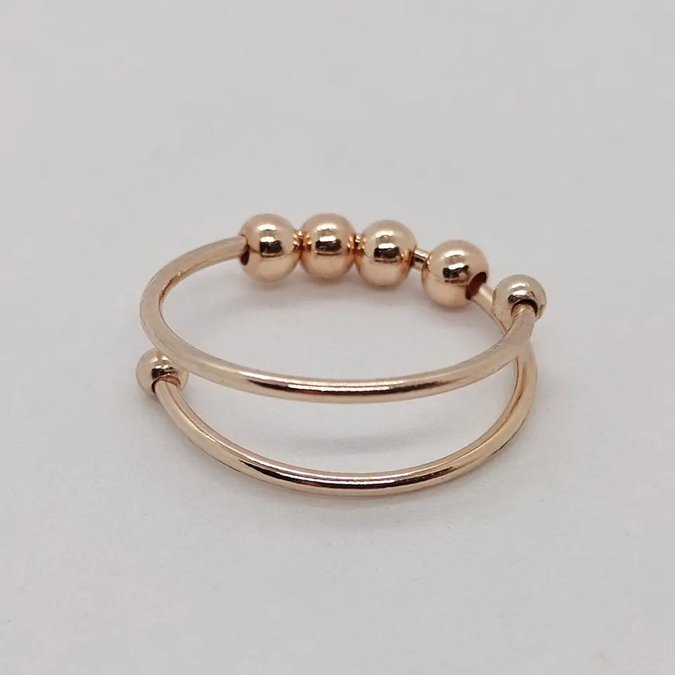 Kvinners Antistressring med Roterende Design for Fokus