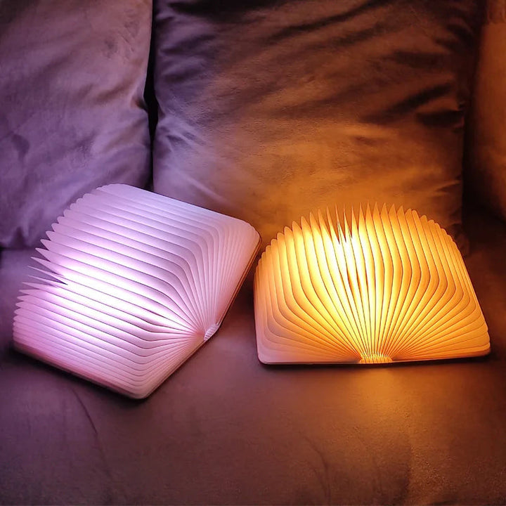 Sammenleggbar LED Boklampe for Optimal Lesekomfort