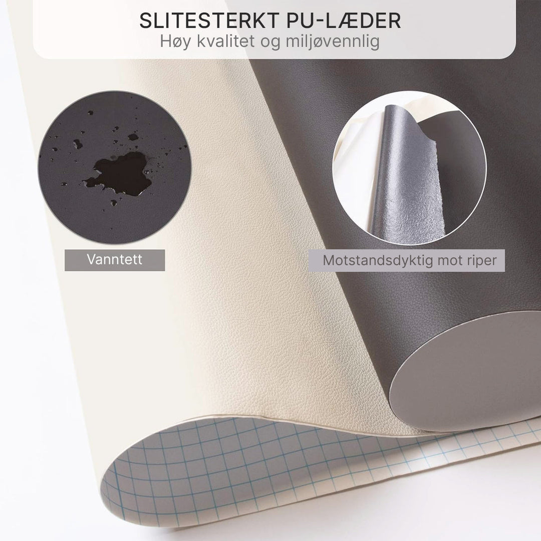 Selvklebende PU-Skinnlapp for Møbelreparasjon