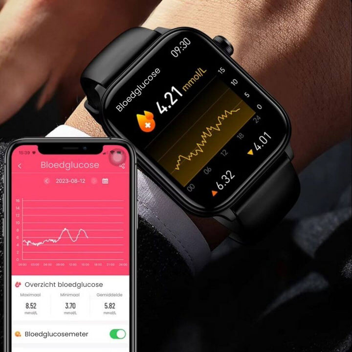 Senior Smartklokke med GPS og Helseovervåking