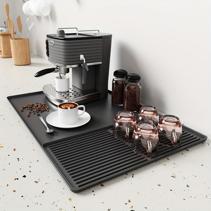 Universell Silikon Kaffematte 2-i-1 med Hevede Kanter