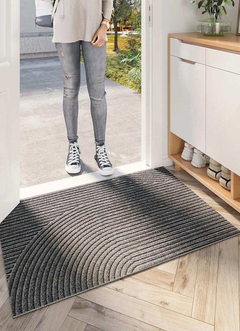 Skridsikker Dørmåtte i PVC med Skandinavisk Design til Inde og Ude