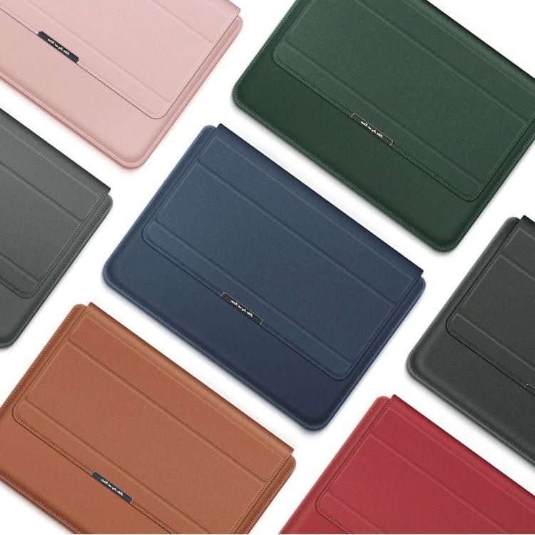 Slank Laptop Sleeve med Støtbeskyttelse og Stativfunksjon