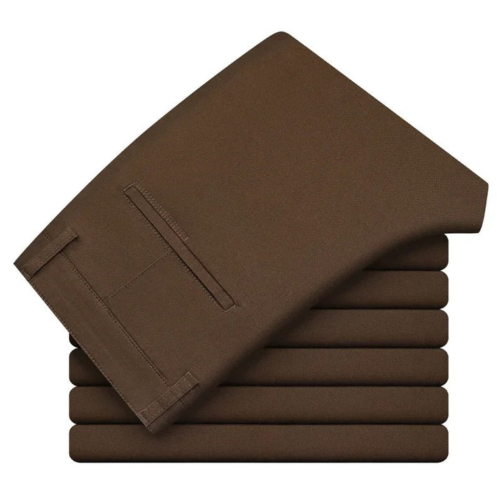 Slim Fit Bukser for Menn med Elastisk Midje