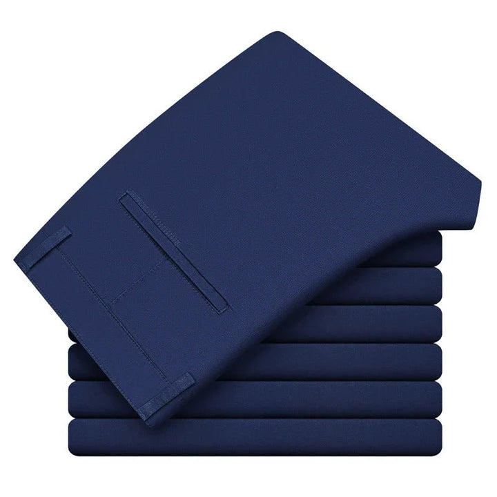 Slim Fit Bukser for Menn med Elastisk Midje