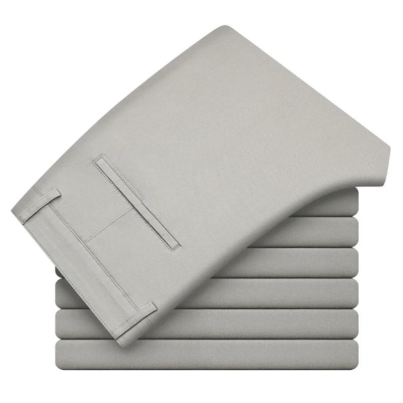 Slim Fit Bukser for Menn med Elastisk Midje