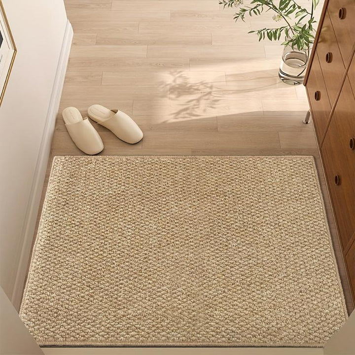 Dørmatte Hjem | Slitesterk Jute-Look Matte for Innendørs &amp; Utendørs Bruk