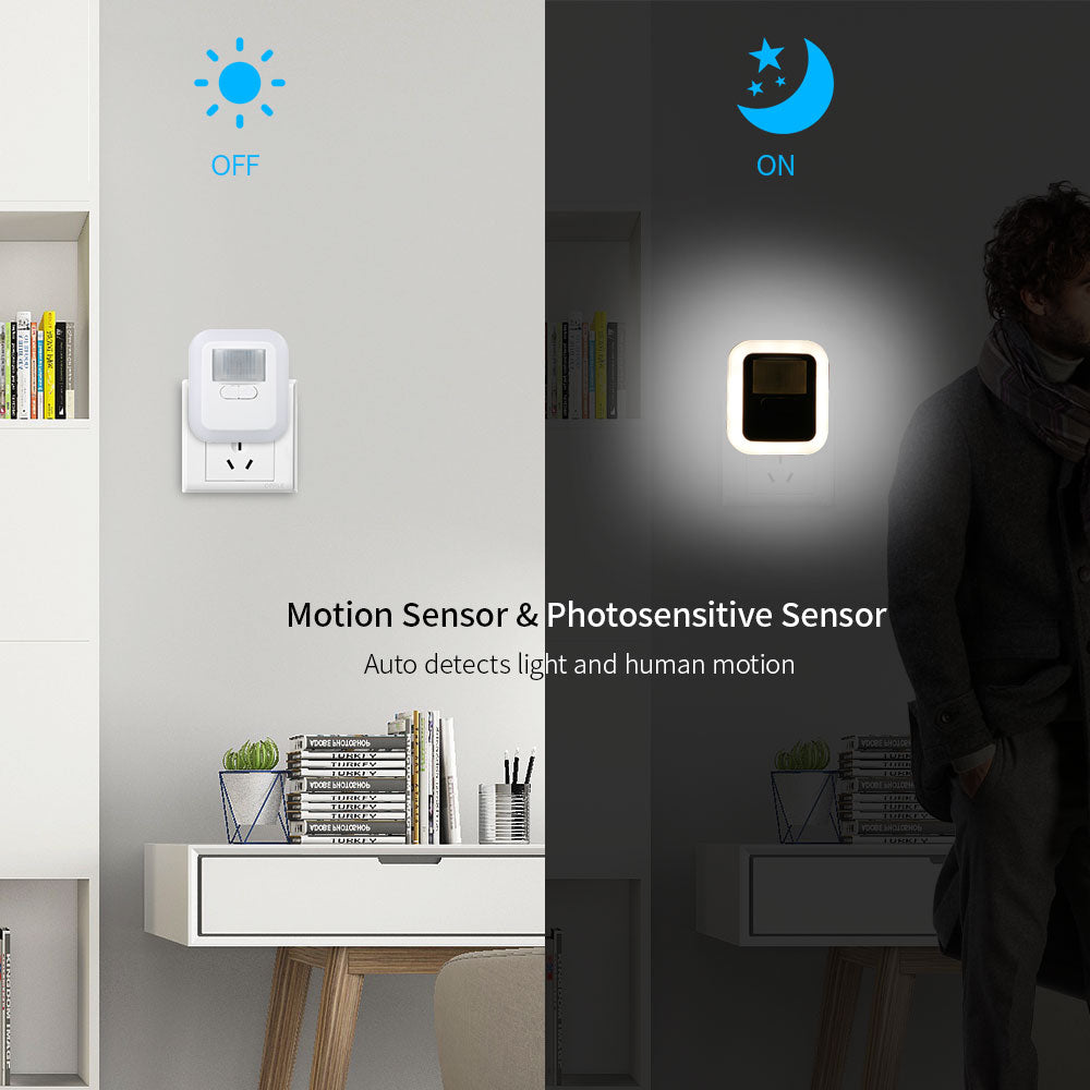 Smart LED Nattlys – Automatisk Bevegelsesdeteksjon for Hjemmet