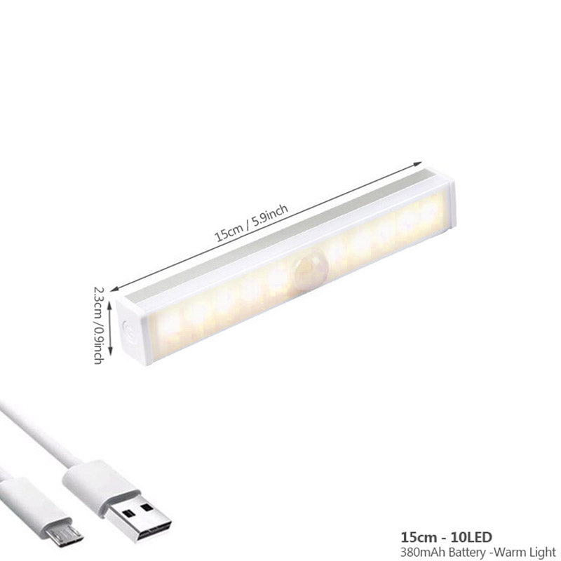 Smart Oppladbar Bevegelsessensor Lampe for Enklere Hverdag