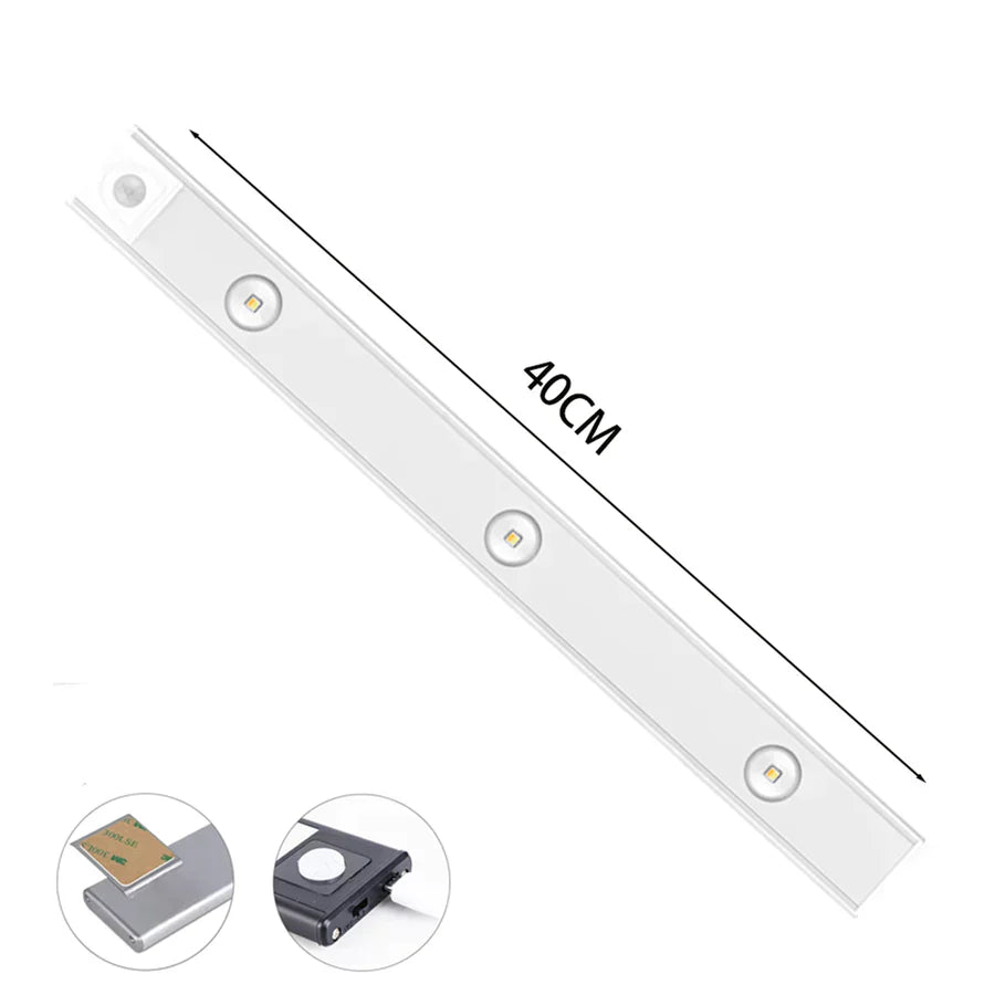 Smart Trådløs LED Lampe med Bevegelsessensor for Hjemmet
