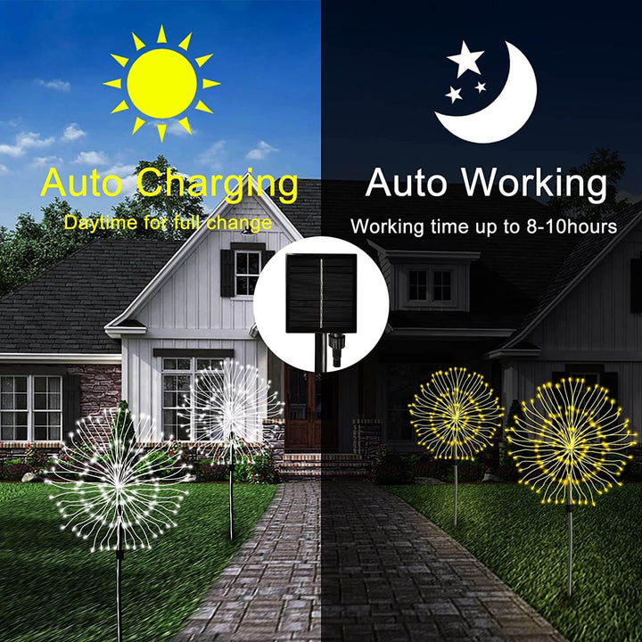 Solar Fyrverkerilampe for Utebruk