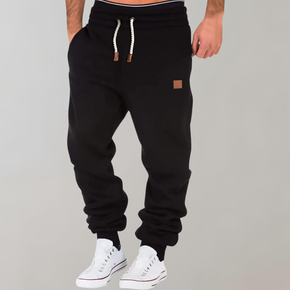 Herre Baggy Joggingbukser med Afslappet Pasform til Sommer