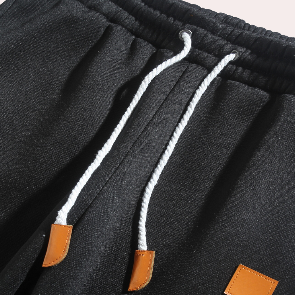 Herre Baggy Joggingbukser med Afslappet Pasform til Sommer