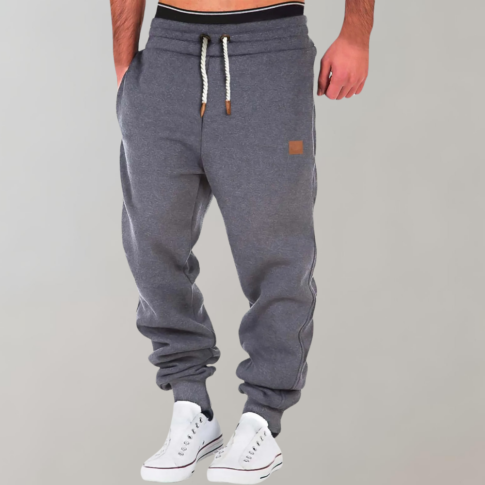 Herre Baggy Joggingbukser med Afslappet Pasform til Sommer