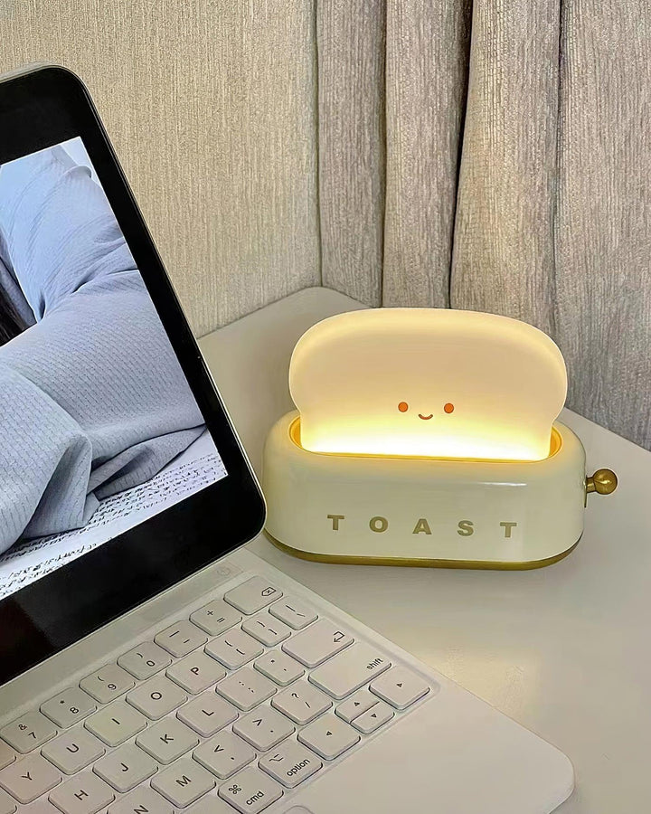 Bordlampe med Toaster Design - Trådløs og Oppladbar