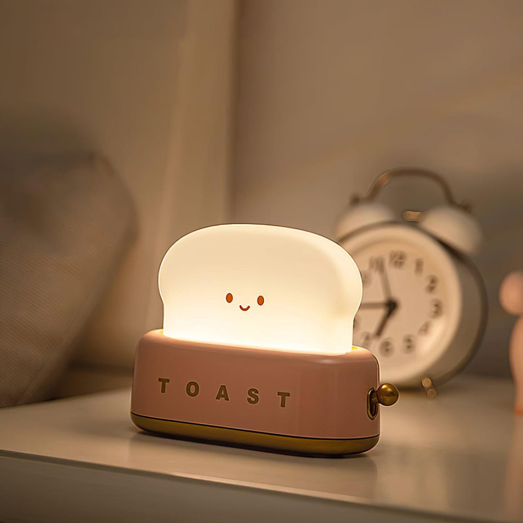 Bordlampe med Toaster Design - Trådløs og Oppladbar