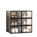 Skoesker Stabelbar med Ventilasjon for Ryddig Oppbevaring