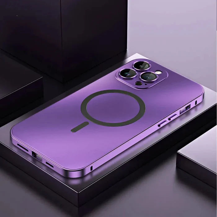 Stilrent Metall iPhone Deksel for Robust Beskyttelse