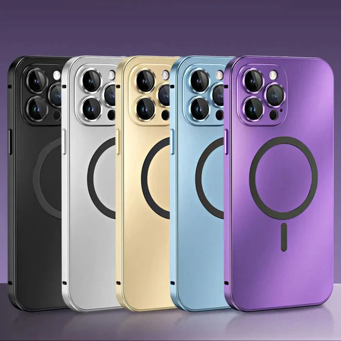 Stilrent Metall iPhone Deksel for Robust Beskyttelse