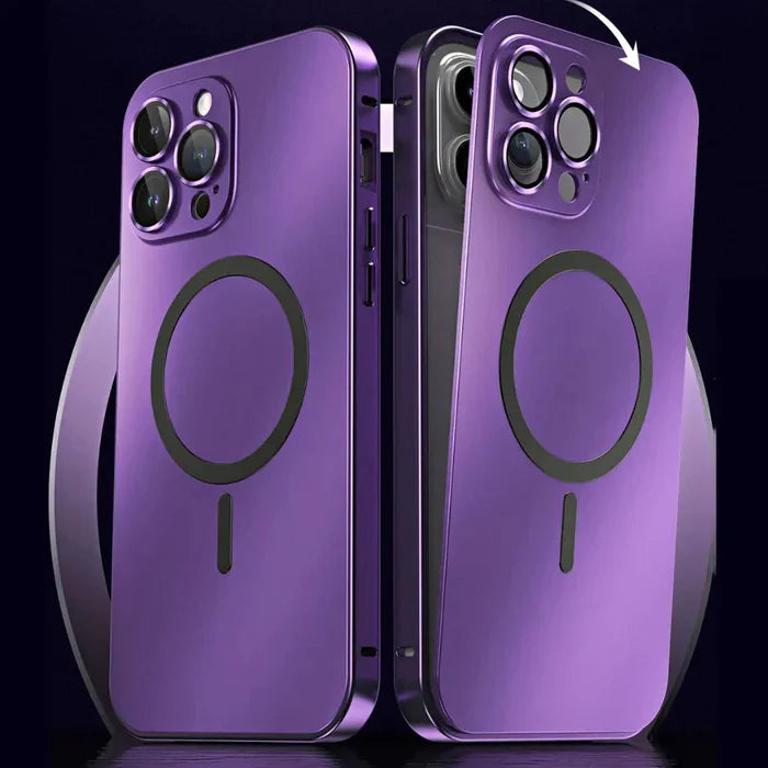Stilrent Metall iPhone Deksel for Robust Beskyttelse