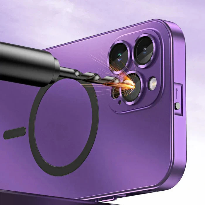 Stilrent Metall iPhone Deksel for Robust Beskyttelse