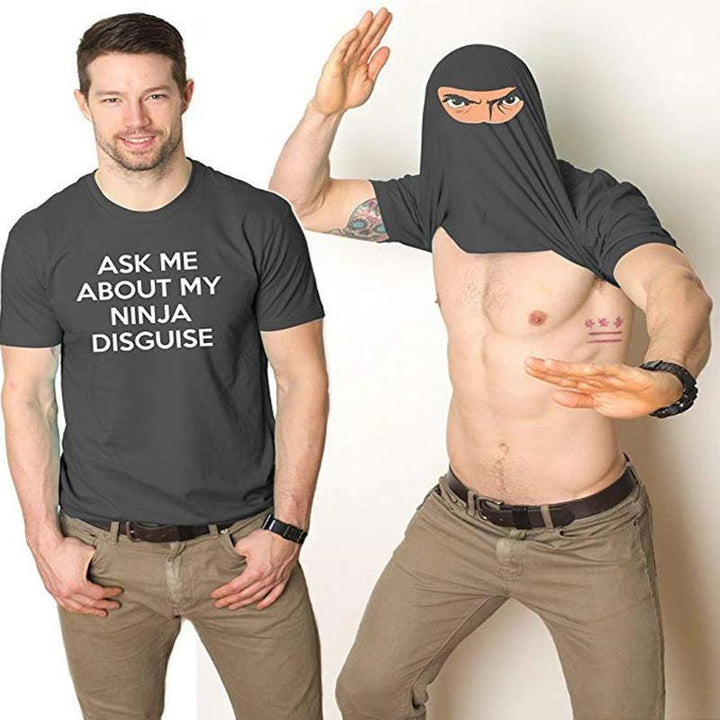 Ninja Forkledning T-skjorte - Kreativ Kostymegenser