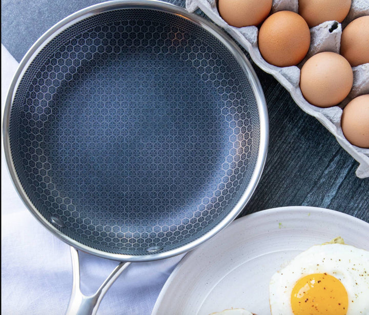 Stekepanne i Rustfritt Stål med Pikselteknologi – Non-Stick Svart