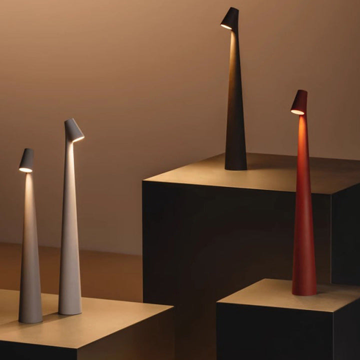 Dimbare LED Bordlampe - Trådløs Minimalistisk Design
