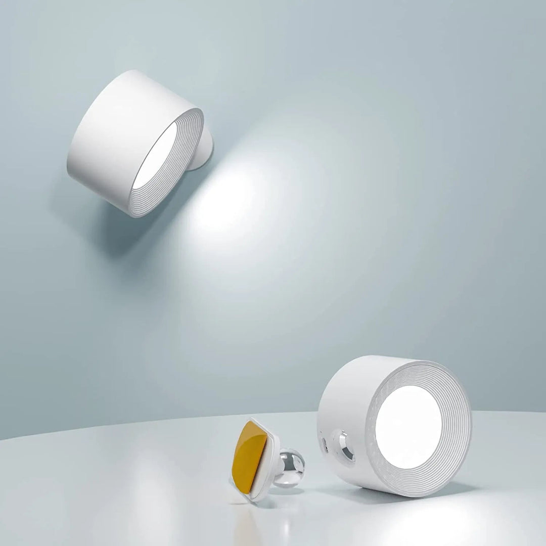 Trådløs Vegglampe | Dimbar og Roterbar | Skap Stemning