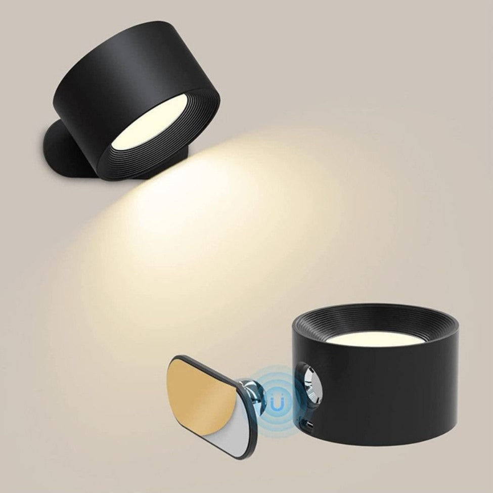 Trådløs Vegglampe | Dimbar og Roterbar | Skap Stemning
