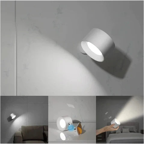Trådløs Vegglampe | Dimbar og Roterbar | Skap Stemning
