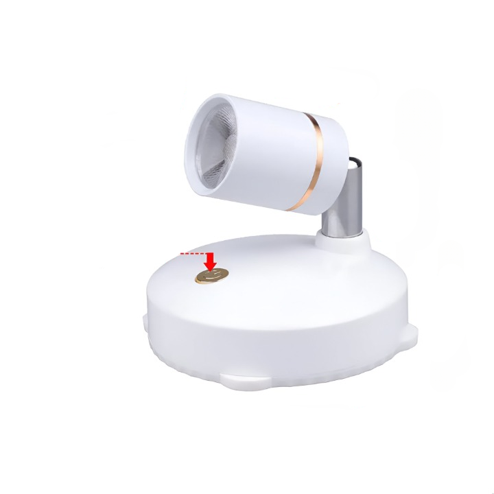 Trådløs Mini LED Spotlight – Dimbart Lys for Hjem og Kontor