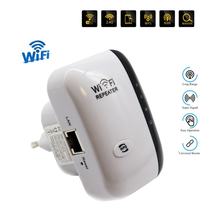 Trådløs WiFi Repeater Signalforsterker