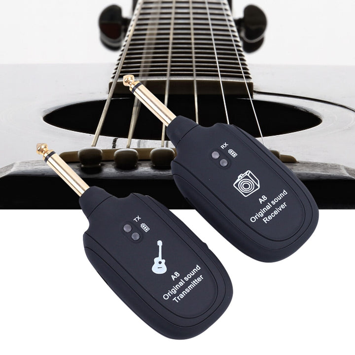 Trådløst Gitarforsterkersystem – Sender &amp; Mottaker for Fri Spilling