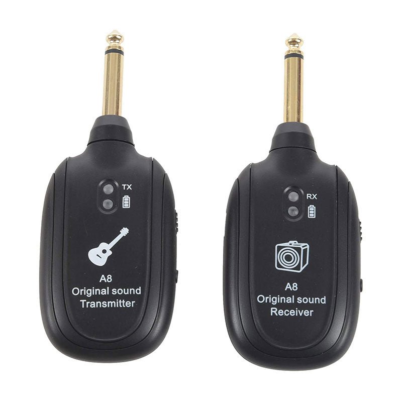 Trådløst Gitarforsterkersystem – Sender &amp; Mottaker for Fri Spilling