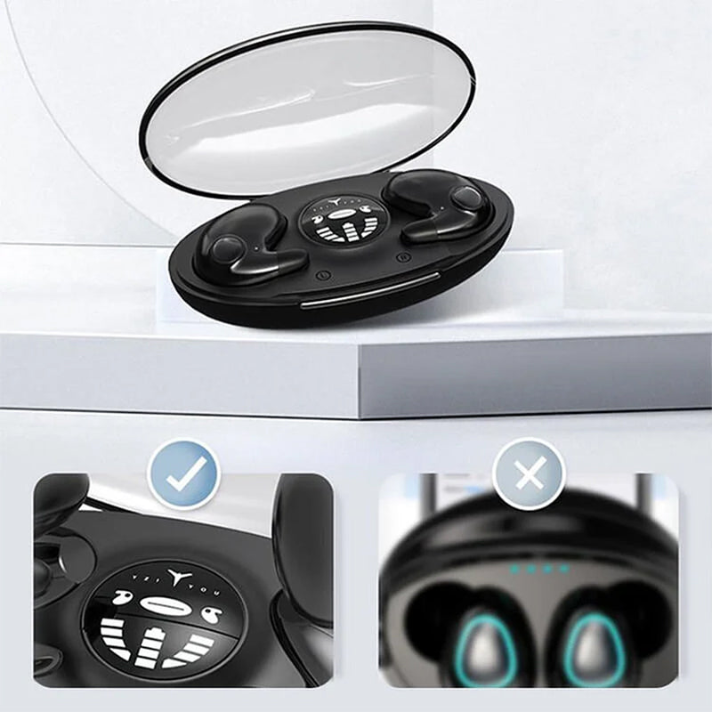 Usynlige Sovende Ørepropper - Trådløse - IPX5 - Ergonomisk Design