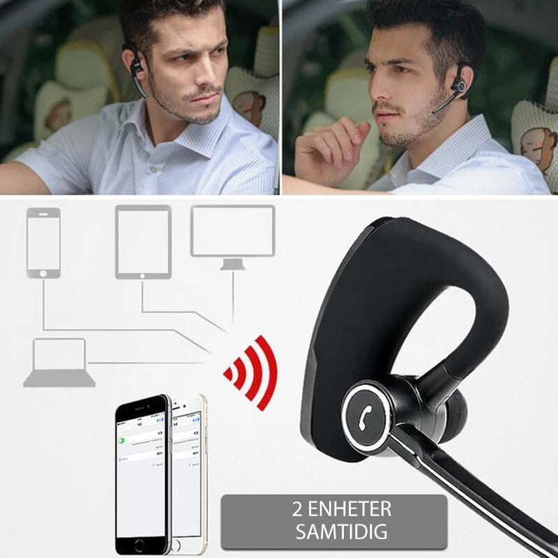 Trådløst Bluetooth Headset - Støydemping | Lavt Strømforbruk