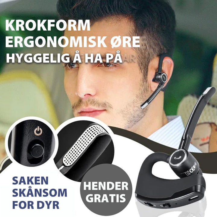Trådløst Bluetooth Headset - Støydemping | Lavt Strømforbruk