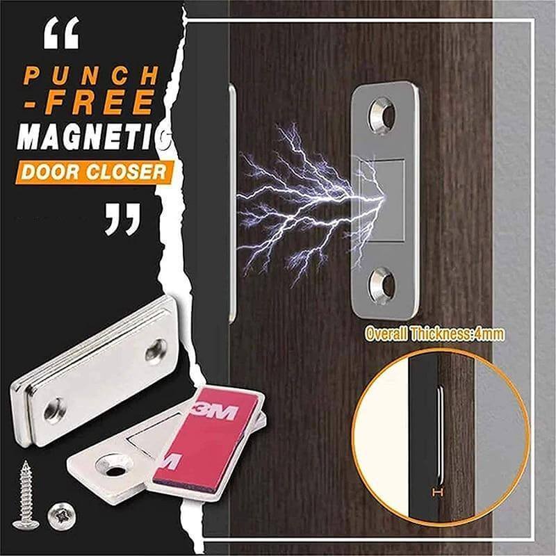Ultratynn Magnetisk Dør- og Skaplås – Enkel Installering