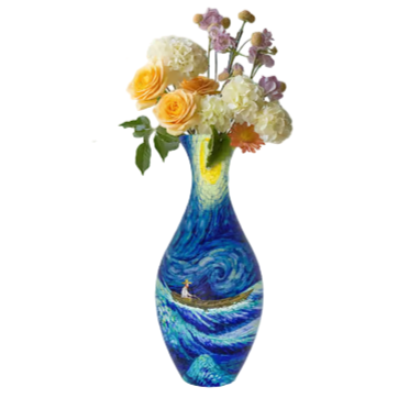 3D Puslespillvase for Hjemmet – Unik og Kreativ Blomsterdekorasjon